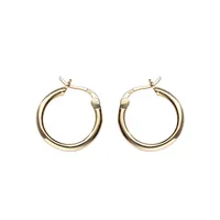 

Minimalist design 925 sterling silver 18k gold twist hoop earrings women
