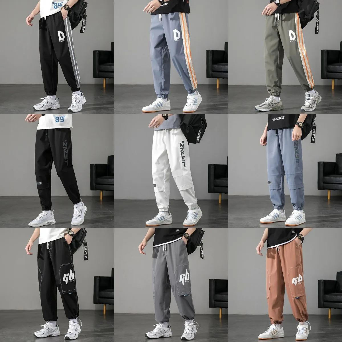 

Factory cheap men's sweatpants polyester men's pants