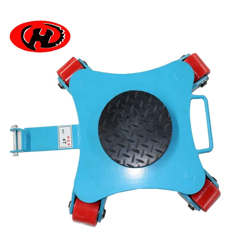 Crp Machine Mover Skate 360 Degree Rotating Cargo Trolley Heavy Object
