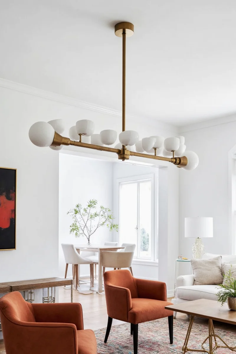 Baxter Chandelier - Industrial Dining Room