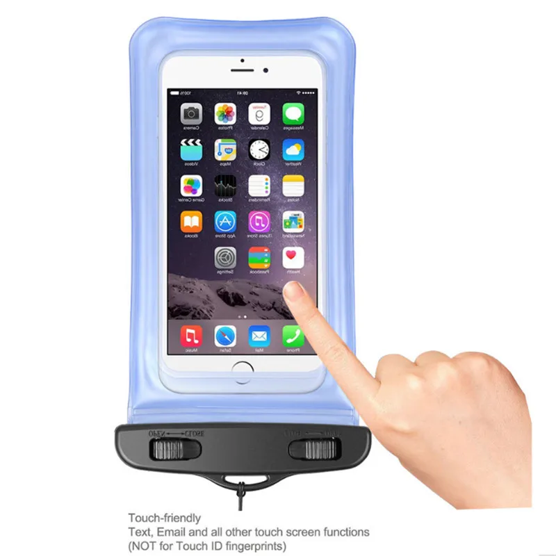 

Evergreentech Promotional Gift Wholesale PVC Floating Ziplock Waterproof Cell Mobile Phone Bag For Iphone Samsung Diving Case, Black,blue,red,white,etc