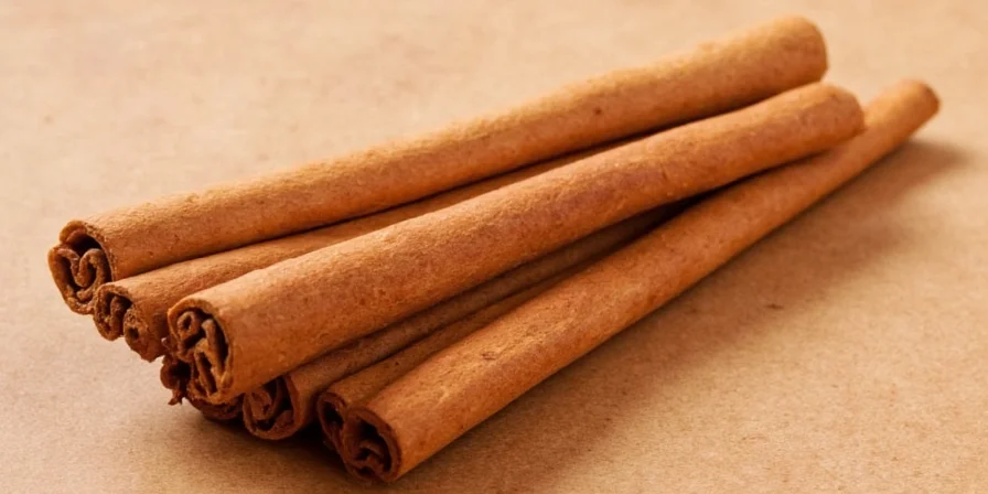 Two mugs of hot cider garnished with cinnamon sticks