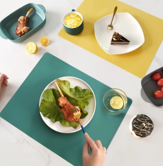 

BPA Free 100% Food Grade Kitchen Silicone Tablemat Placemats 40x30cm