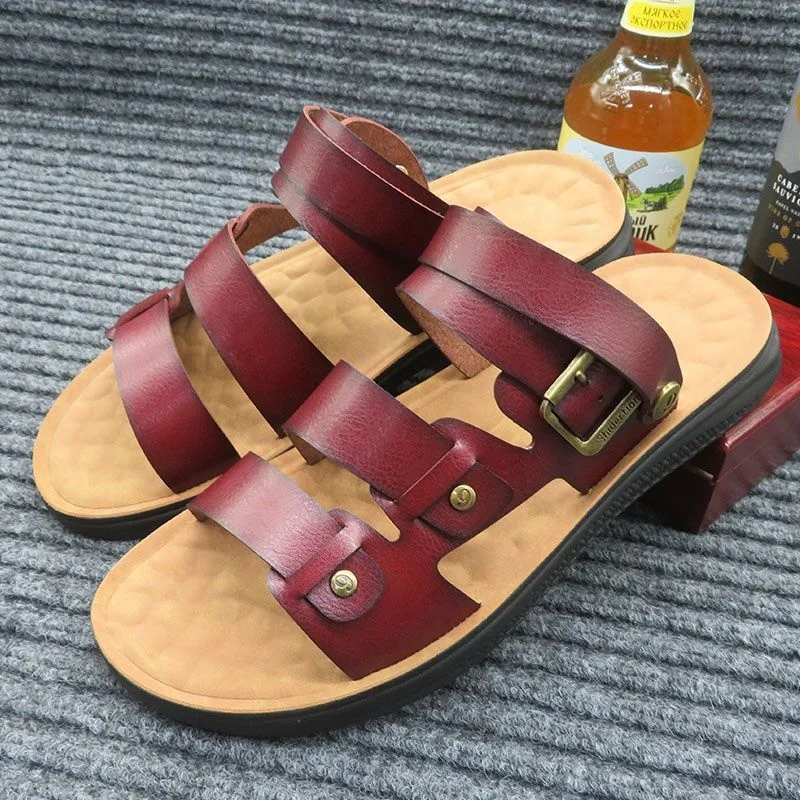 

Flat Fashion Sandals Hebillas Men Summer Beach Sandals De rubber Nude Sandal Man Customized Man Atacado Masculino Outdoor