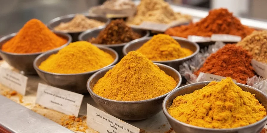 Grinding freshly toasted spices into powder