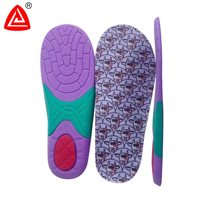 

EVA children's sports insole sweat absorbing mesh children's insole arch support flat foot children's correction insole