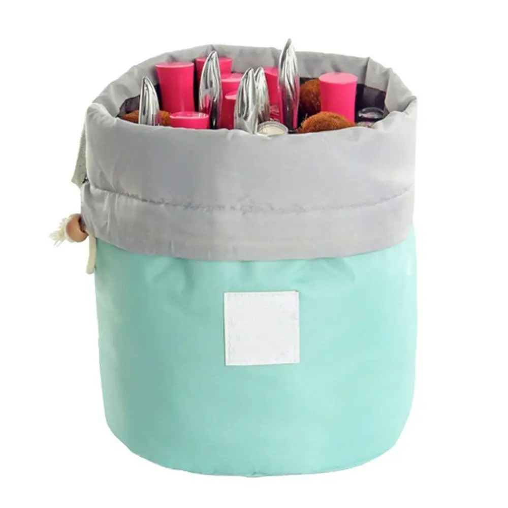 

Wholesale fashion Professional Organizer large cosmetic bag pure color open make up bag