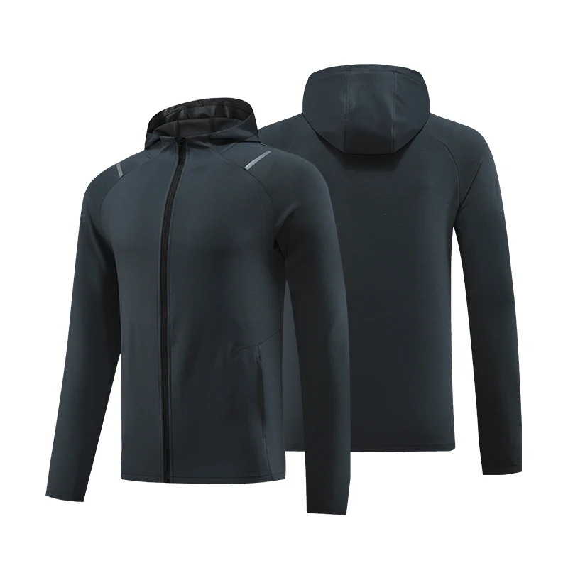 

Custom Logo Mens Jacket Stylish Casual Jacket Autumn Clothes WickingHoodie Jacket With Zipper For Men