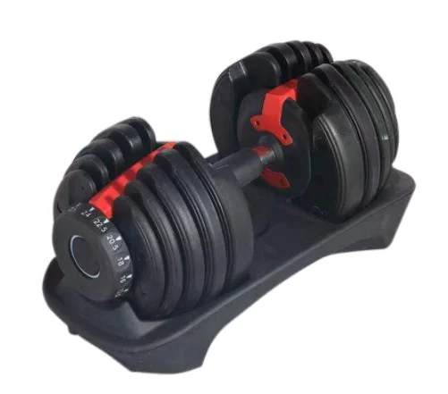 

Schvodon home gym 20kg 40kg cast iron Dumbbell Strength training dumbbell set free weights adjustable dumbbell, Black/red