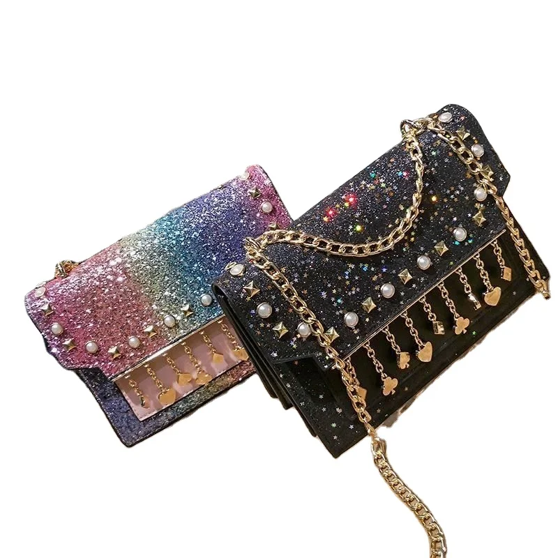 

2021 Fashion Women Crossbody Bags Leather Shoulder Bag Square Sling Handbag