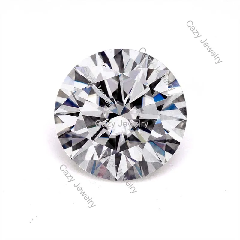 

Cazy Jewelry top quality stone VVS DEF wholesale price white round brilliant cut loose diamonds moissanite gemstone stone price