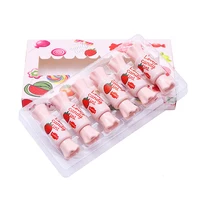 

Amazon Hot Selling 6pcs Candy Moisturizing Lip Gloss Lip Stick Gift Set with Fruit Flavor Russian Red Diva