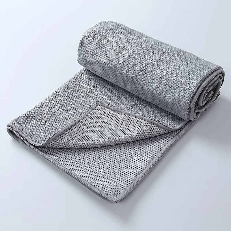 

Pilates Towel Diamond Texture Microfiber Non-slip Silicone Dots Fitness Workout Mat Cover Gym Yoga Blankets, 4 colors for option