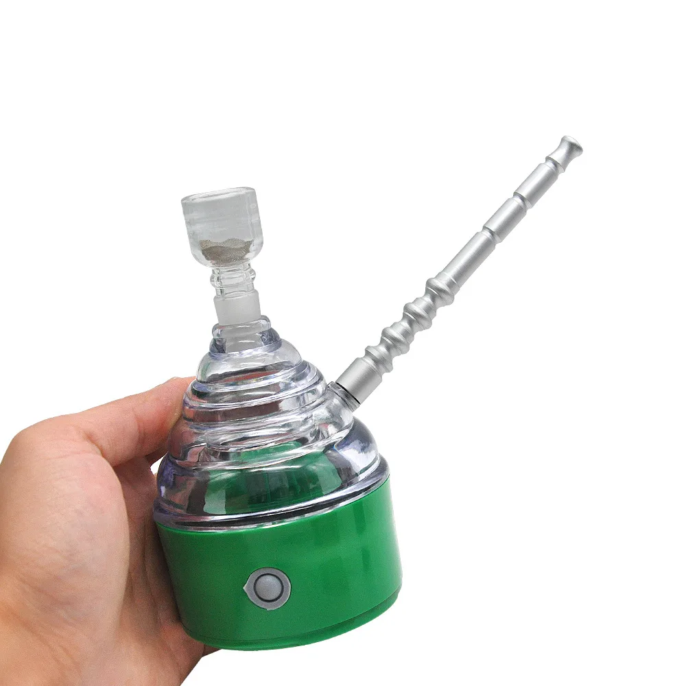 

Stool Glass Shaped Hookah Electric Blower Glass Pipe, Blue, red, black, green