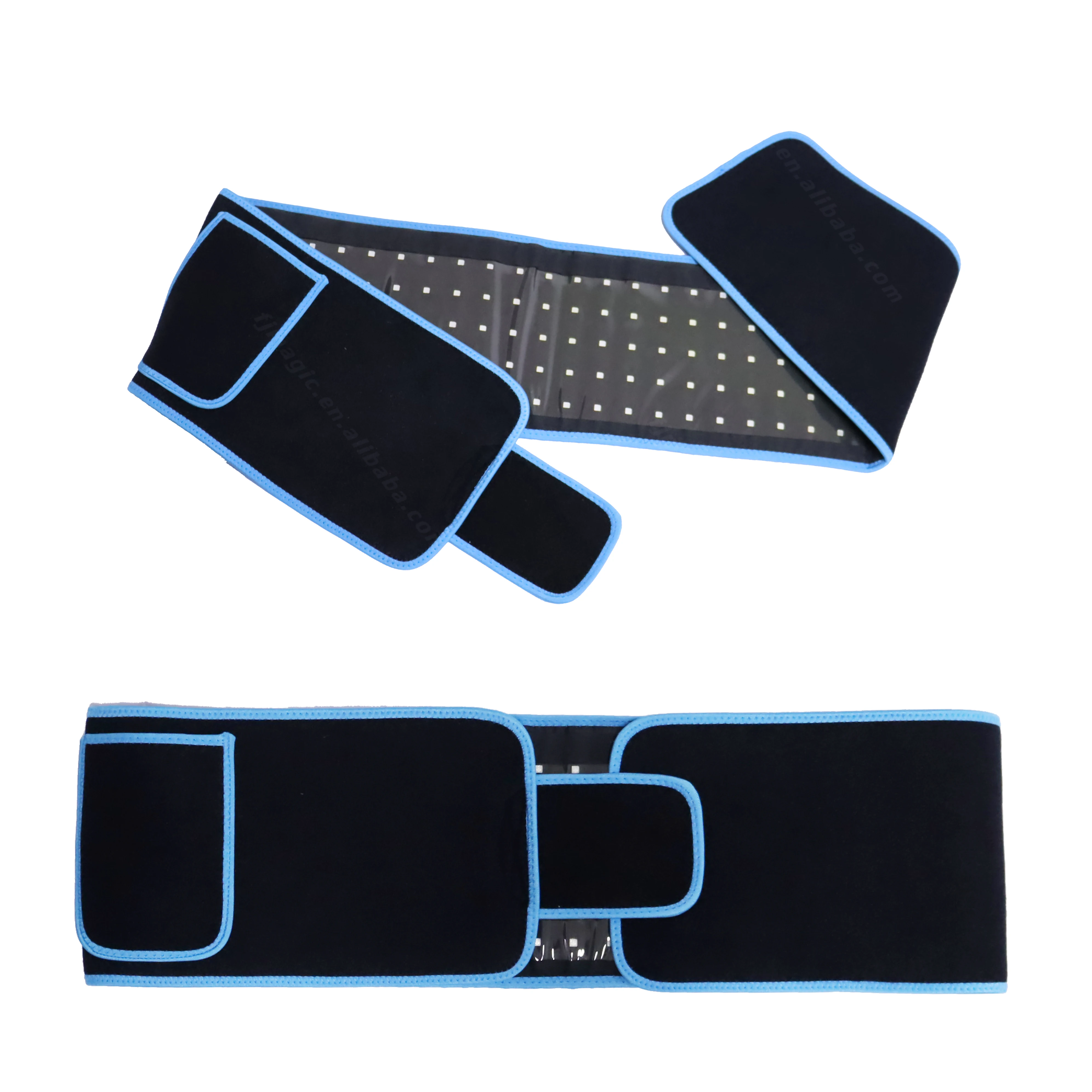 

Wholesale red light infrared body slimming physiotherapy belt, Black