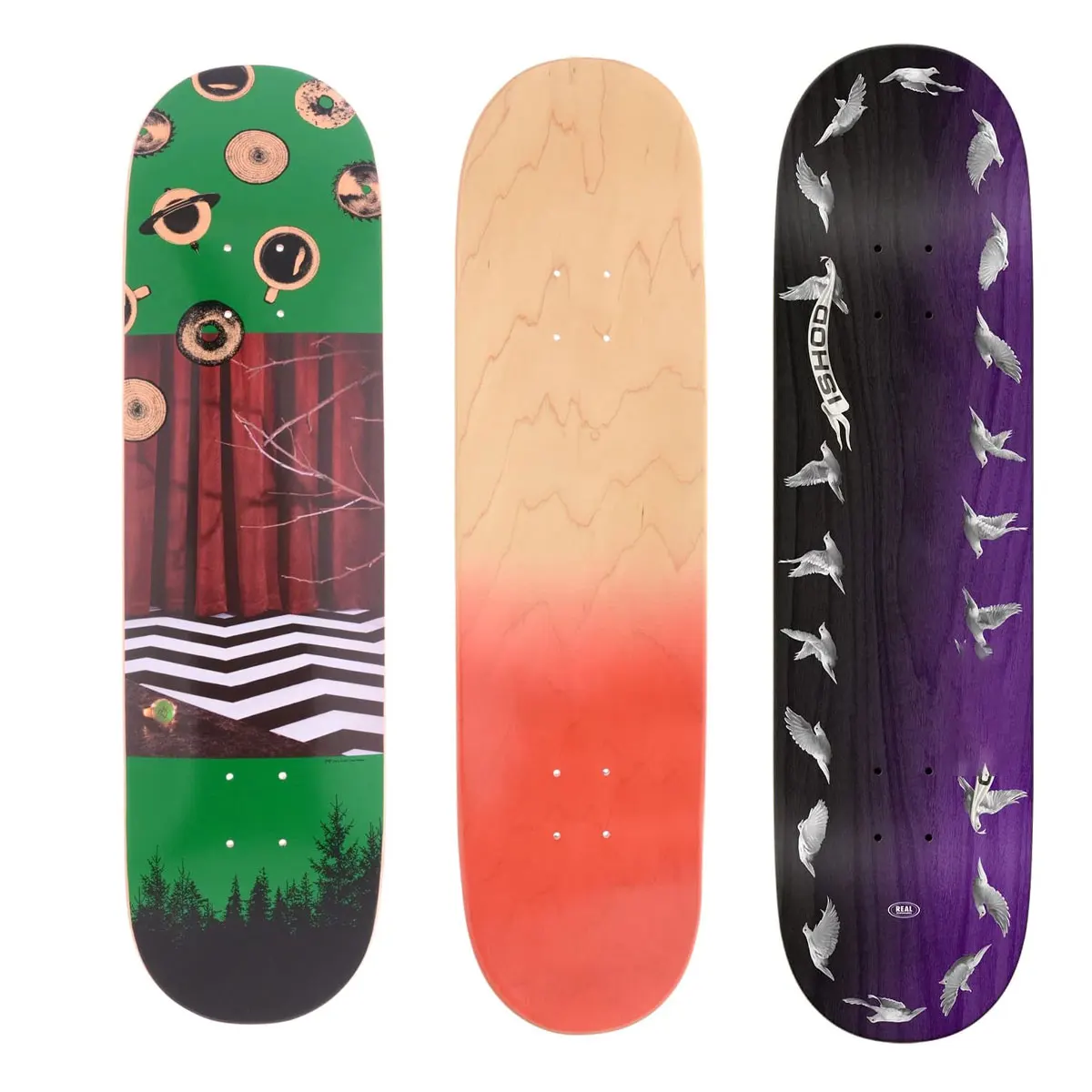 Wholesale Custom Longboard Deck Skateboard Customized Skate Board for Adults