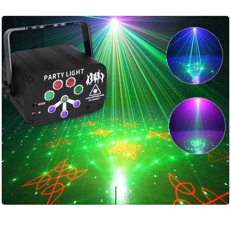 

RGB LED Stage lighting dj disco laser interact lighting moving beam lights projector dj setup lazer event lamp for nightclub bar