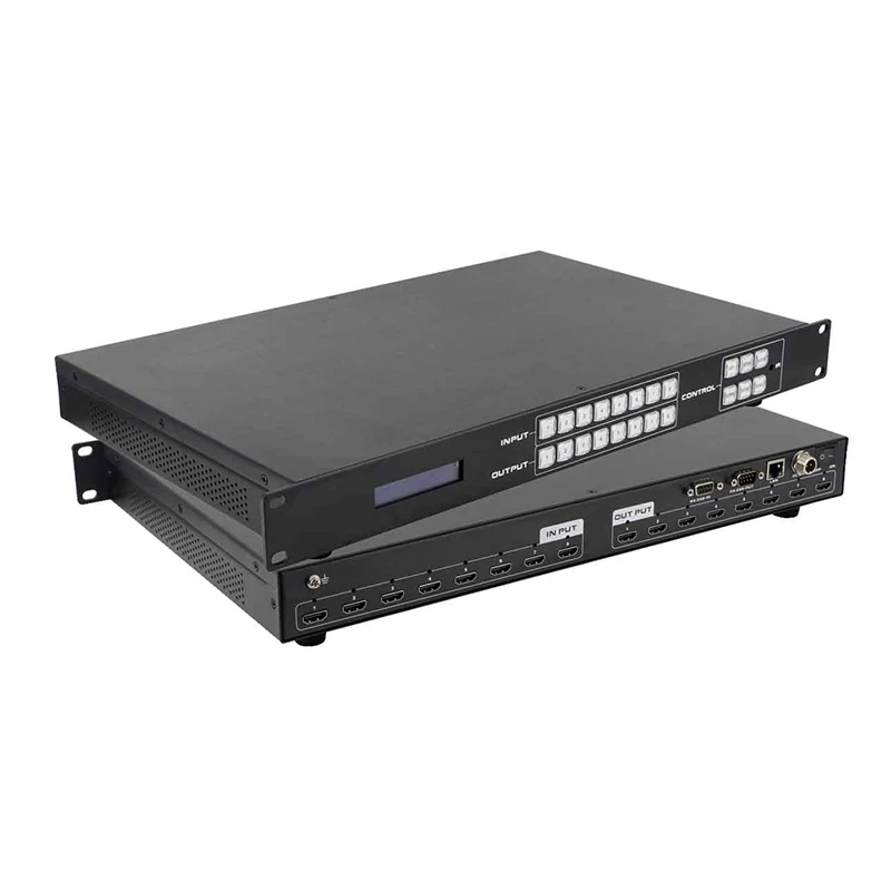 

Opaxy 1080P 4K 4x4 8X8 HD Matrix Switcher Supports 4K LAN Port Control Matrix