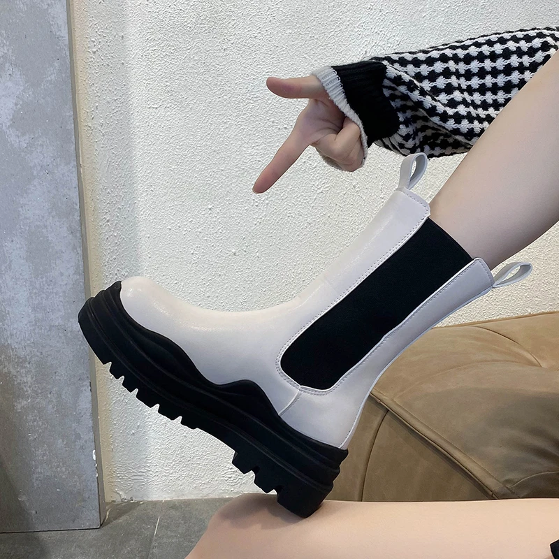 

booties woman ankle Fashion Waterproof fashion martens Shoes ladies Casual sneakers ankle boots women shoes women's boots