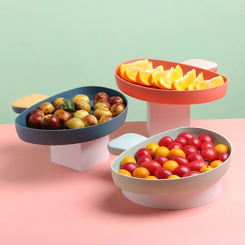 

Home & Kitchen Accessories Lightweight Plate Mushroom Shape Fruit Plates Holiday Party Camping Snack Plate