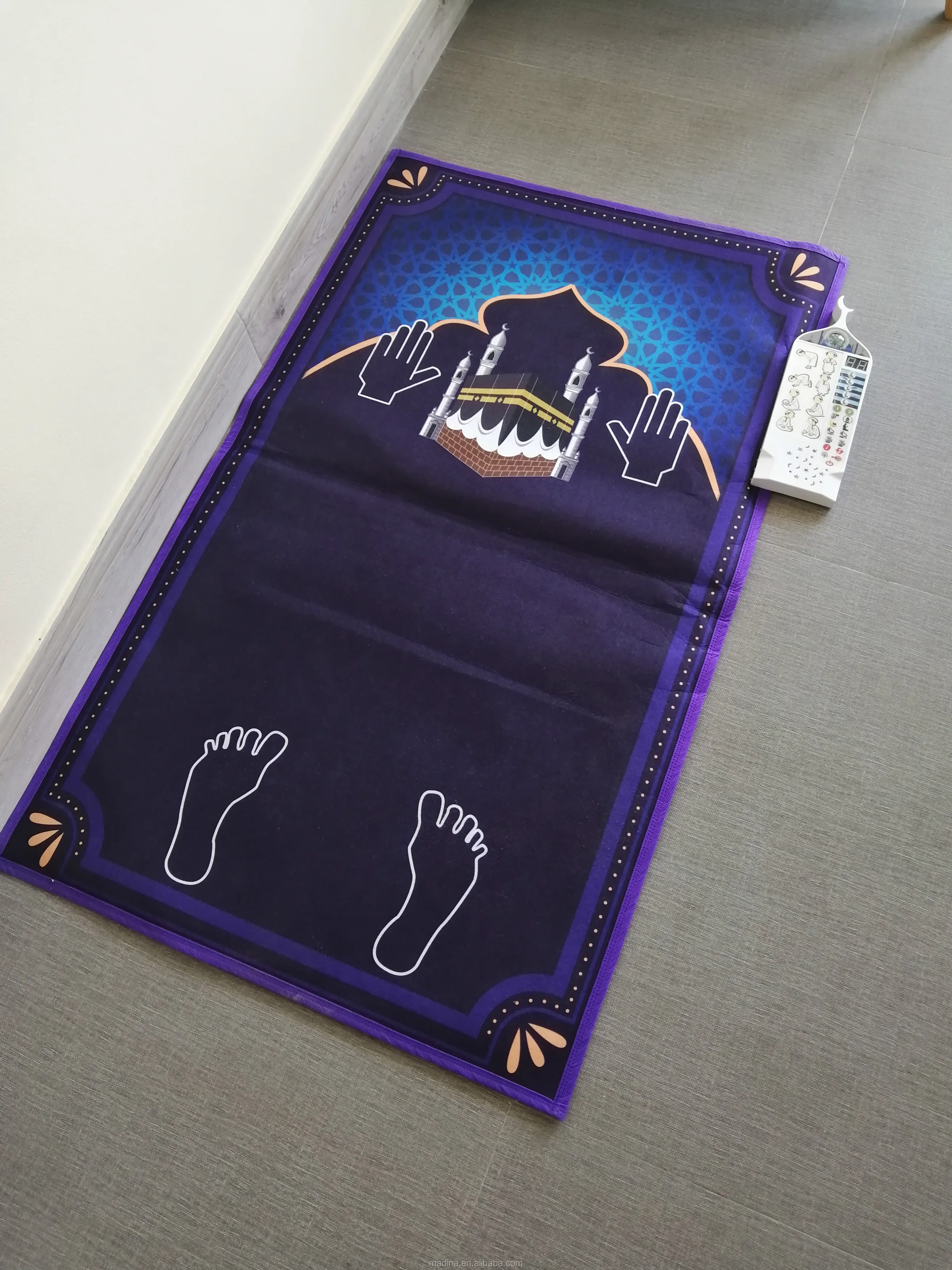 Wholesale Islamic Gifts Muslim Electronic Interactive Prayer Rug Mat