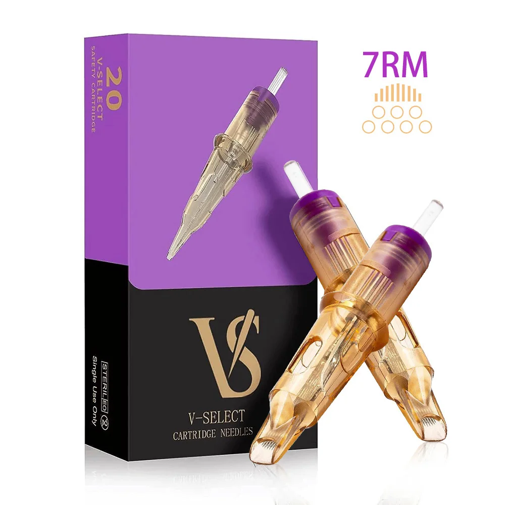 

EZ V Select 7 RM M1C Curved Magnum Scalp Tattoo Machine Permanent Needles Cartuchos Para Tatuaje with CE Certificate