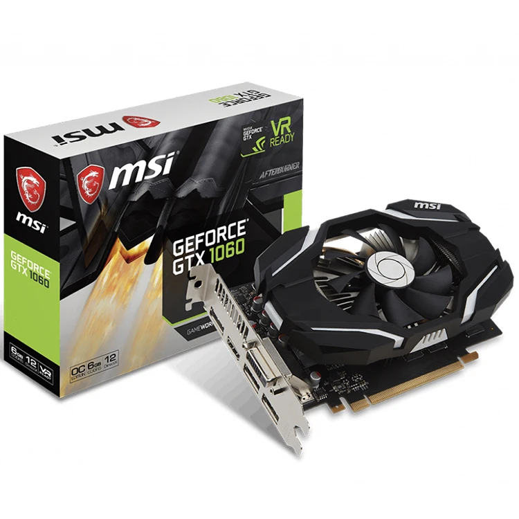 

MSI NVIDIA GeForce GTX 1060 6G Used Gaming Graphics Card with 6GB 192-bit GDDR5 Memory Support Desktop