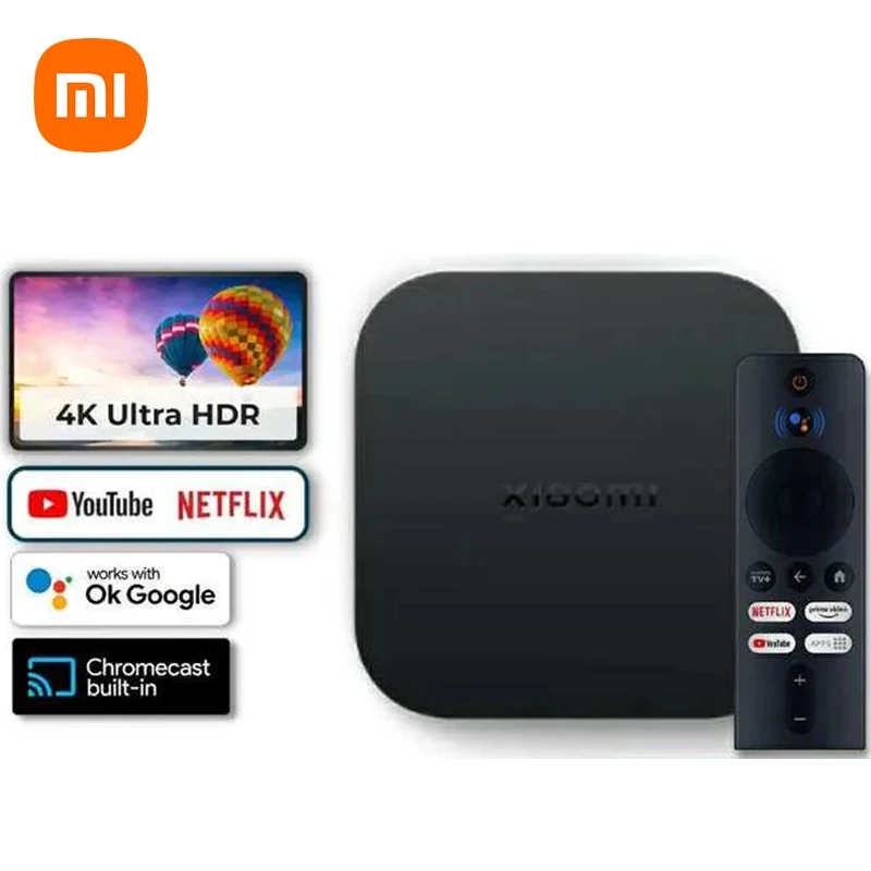 

In stock Global Version Xiaomi Mi (2nd Gen) 4K Ultra HD BT5.2 2GB 8GB Google TV Assistant Ip Set Top Box Smart TV Box