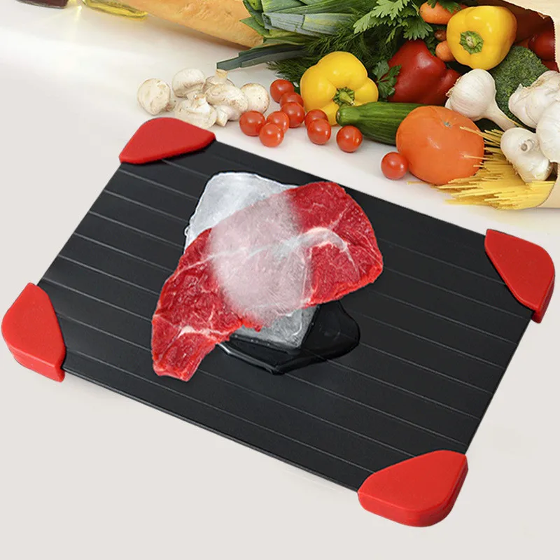 Fast Defrosting Tray Rapid Thawing Plate Large Board for Frozen Foods Kitchen Defrosting Mat Pad