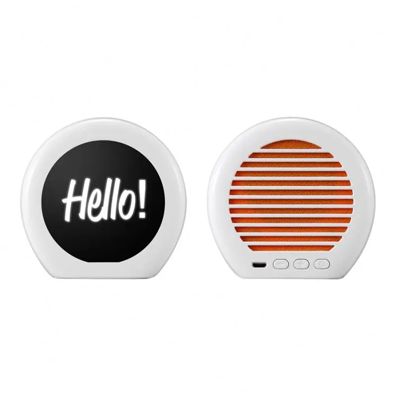 

Creative Mini LED Backlit Bass Wireless WTS Waterproof Speaker Portable Stereo Portable Small Speaker, White, pink, blue, black