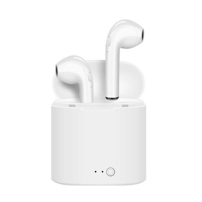 

2021 Amazon Hot Selling Ear Phone i7s Ear Buds One Button Control BT 5.0, White, black,red, silver, pink