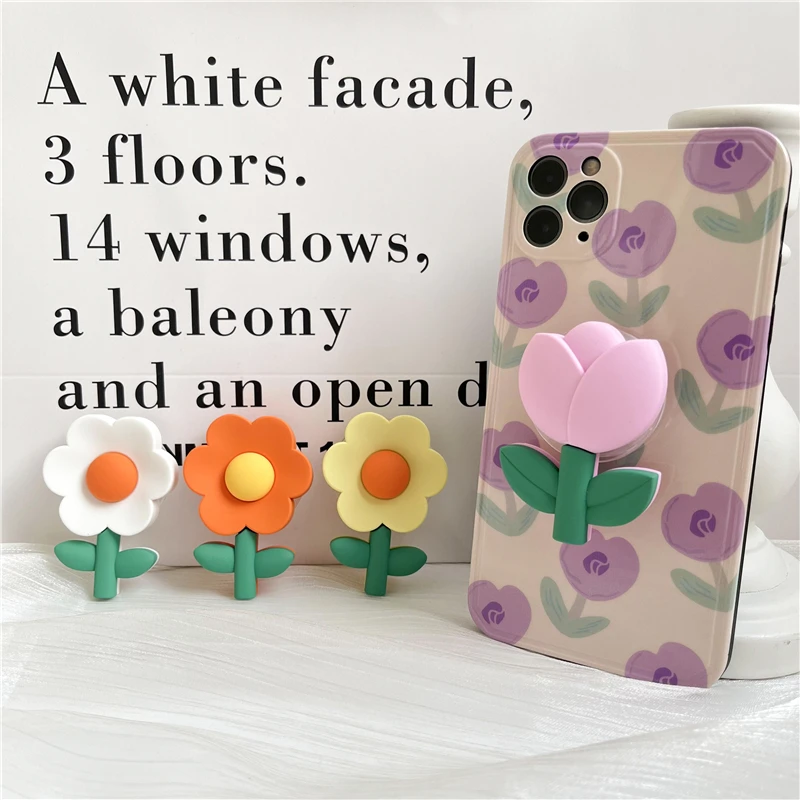 

Factory Wholesale 3D Popularity Phone Socket Customized PVC Phone Grip Stand Mobile Phone Holder Custom Logo, 5 types