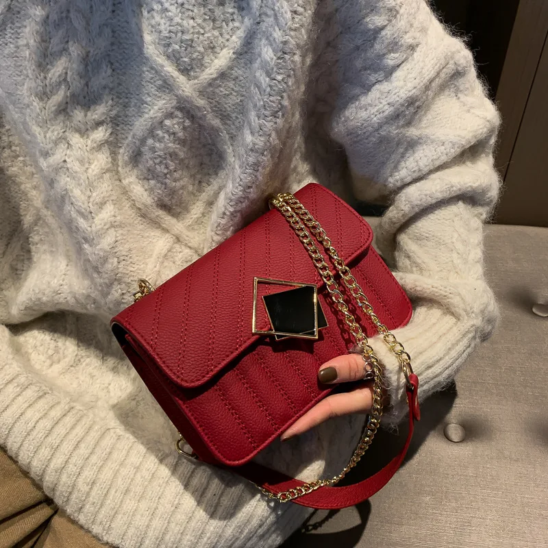 

High Quality Crossbody Bag Cheap Colorful Women Square Trendy Handbags