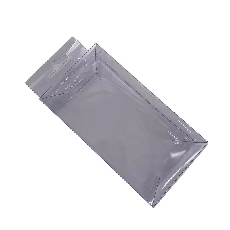 8x4x14.8cm Clear Pvc Boxes Doll Products Display Foldable Plastic Boxes
