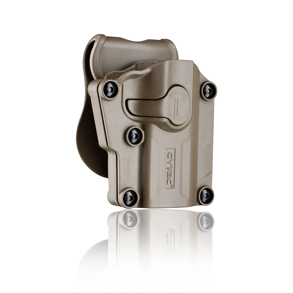 

Cytac Universal Gun Holster for Most Glock, Sig, CZ, Beretta, Taurus FDE Color