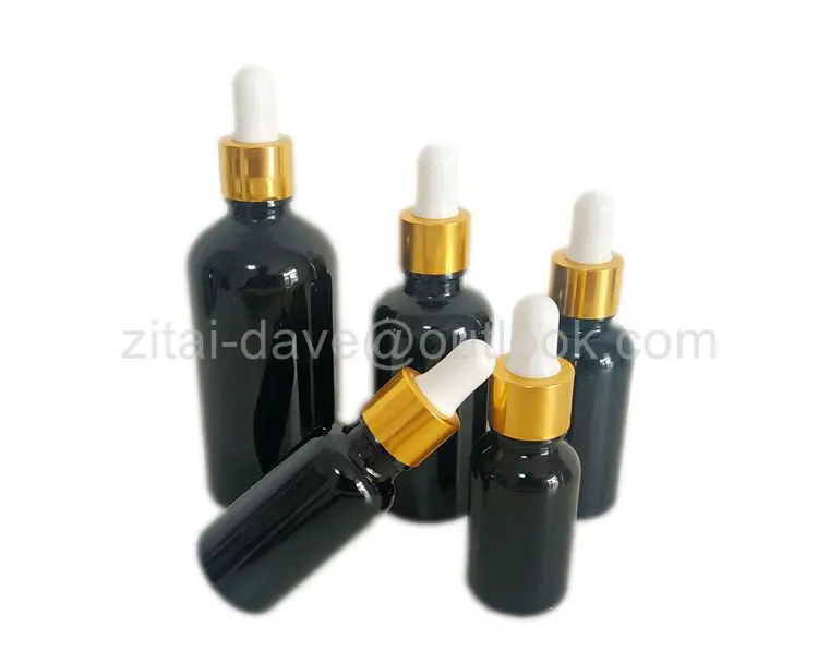Empty luxury 15ml 30ml 50ml 100ml glass dropper bottle for essential oil perfume with excellent quality