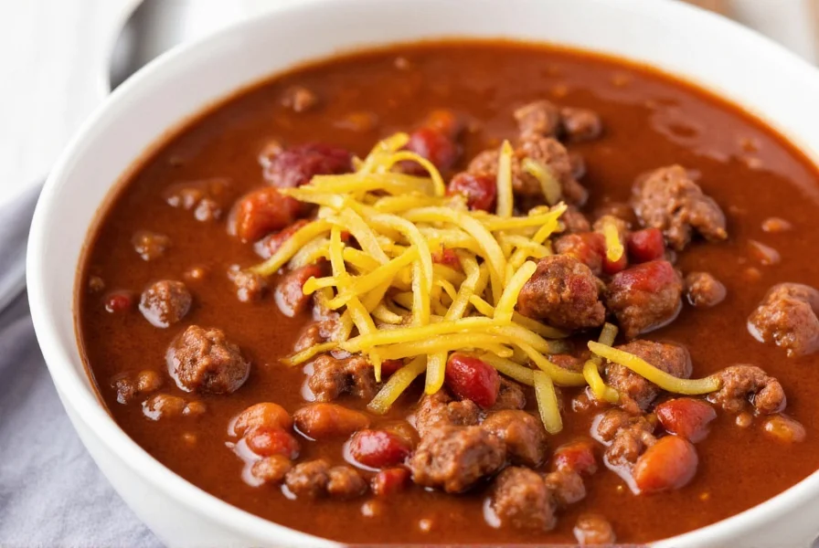 Perfect Homemade Chili with Ground Beef Recipe