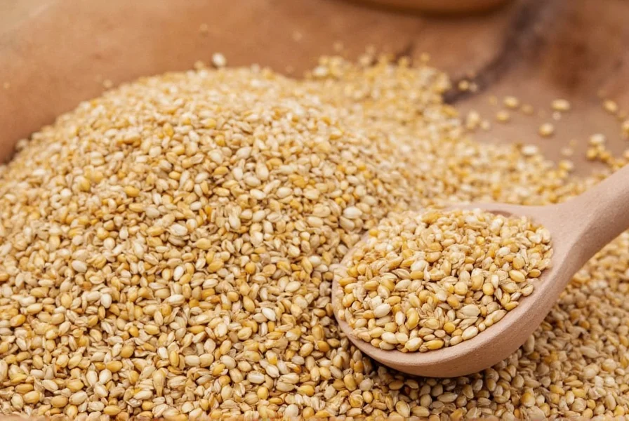 Sesame seeds being sprinkled on sushi roll