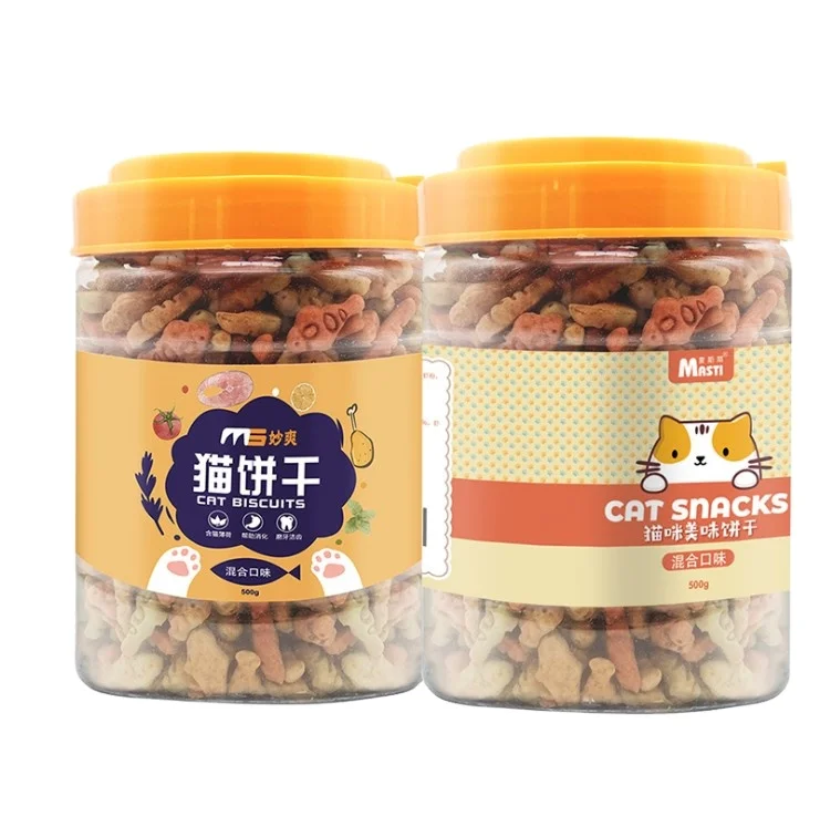 

500g/200g Cat food suppliers wholesale OEM natural no additive cat treats nutrition cat snack tuna fish