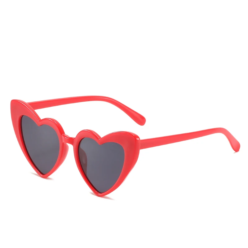 

Love heart wholesale cheap trendy custom logo women shades sunglasses QZ001