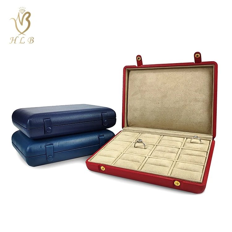 

Factory leather jewelry storage box handmade jewelry box packaging luxury custom logo