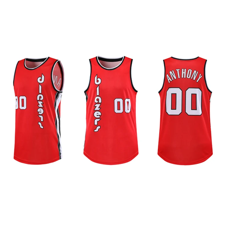 

Latest Basketball Jersey Retro Style Comfortable American Youth Pioneer Antony Digital Printing BasketBall Jersey, Different color can be customized