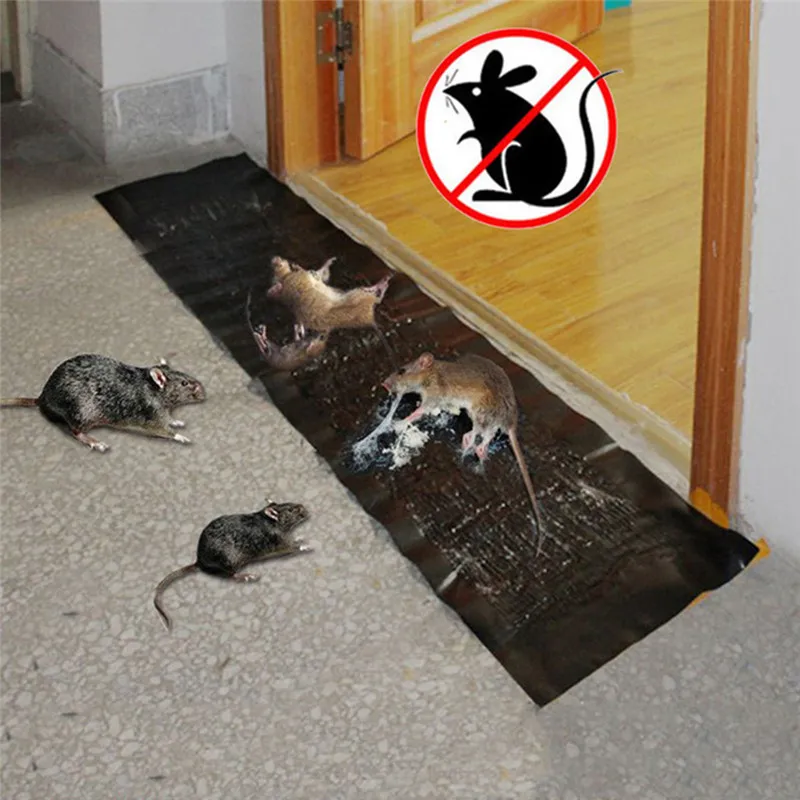 

1.2M Mouse Board Sticky Rat Glue Trap Mouse Glue Board Mice Catcher Trap Non-toxic Pest Control Reject Mouse Killer, As photo