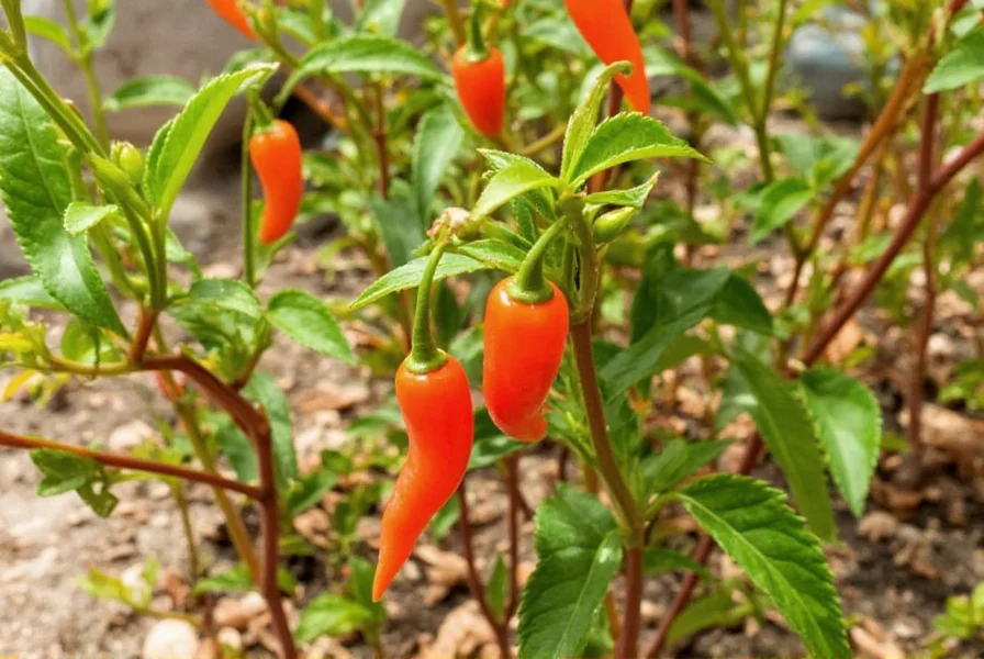 Birds eating chiltepin peppers