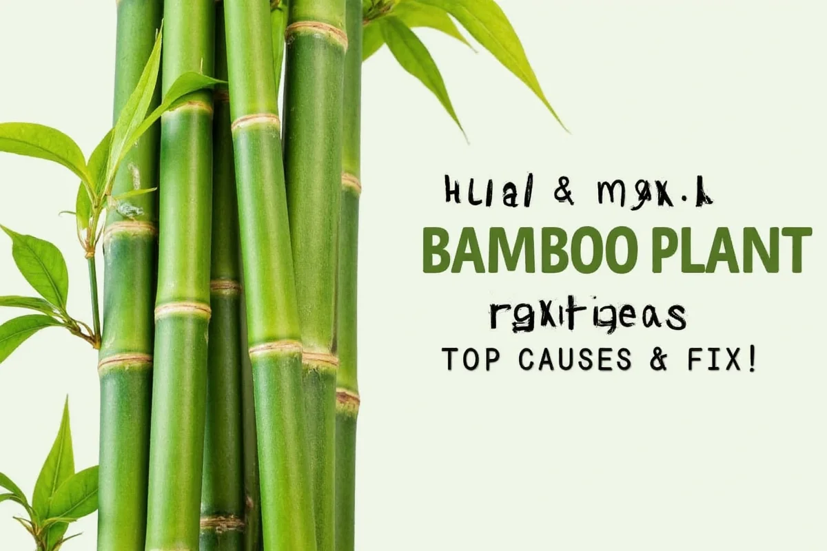 Why Is My Bamboo Plant Dying? Top Causes & Fixes