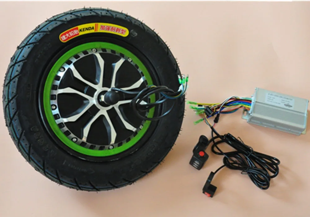 Electric Wheelbarrow Motor 3.0/4.010 Inch Electric Unicycle Hub Motor