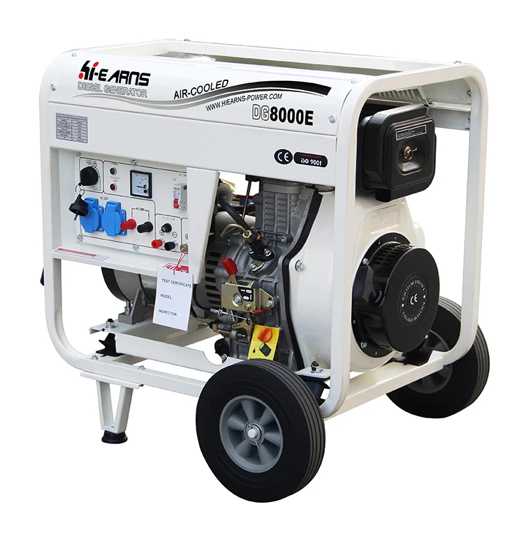 
Low price 7KW electric start diesel generator 