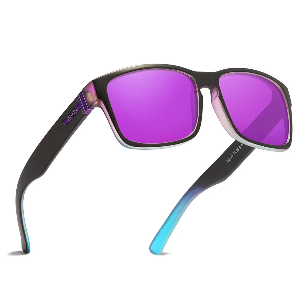 

Hot Sale KDEAM Brand Designer Fashion TR90 Polarized Sunglasses 7 Colorful Coating UV400 Sun Glasses oculos de sol CE