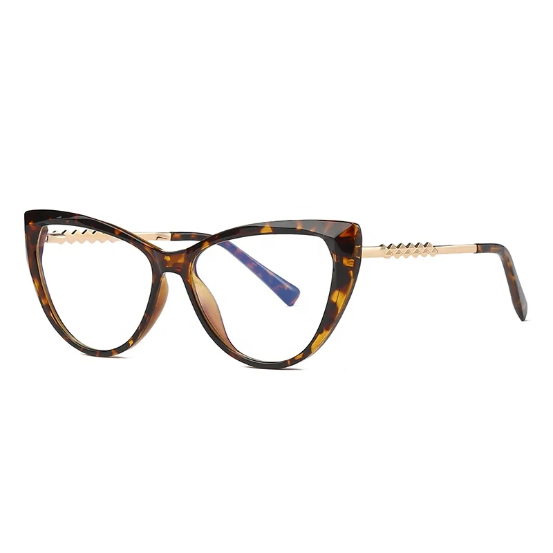 

TR90 Spring cat eye anti blue light blocking glasses for computer reading eyeglasses