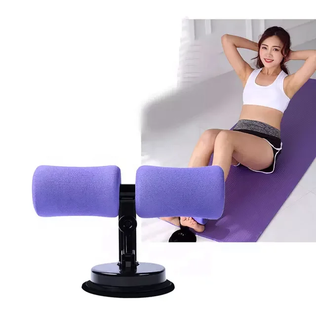 

Portable Sit-ups Assistant Device Self-Suction Sit up Bar Abdominal Core Trainer At Home, Red, blue, black, pink, purple
